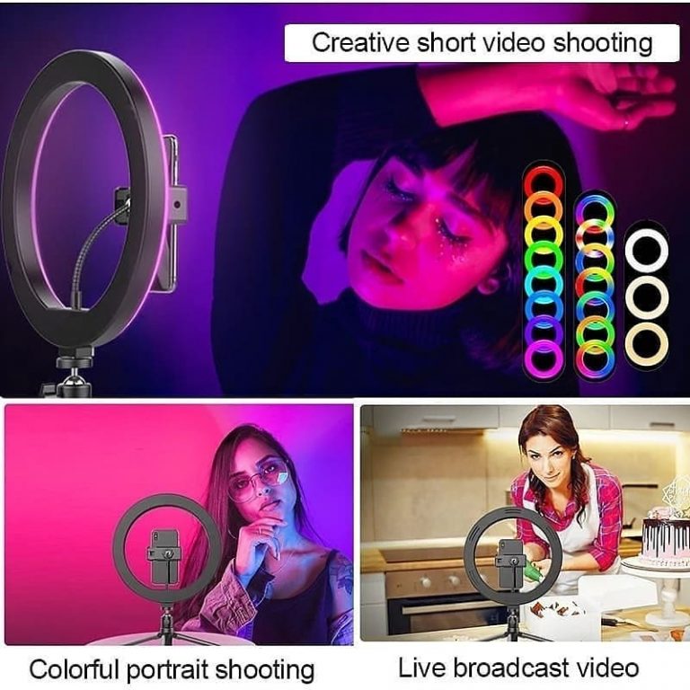 26CM RGB Led Soft Ring Light